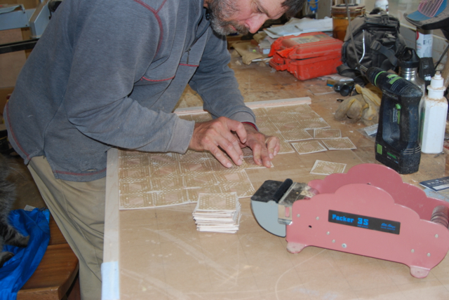 taping circle parquetry credenza